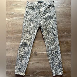 Veronica Beard Snake Print Jeans size 30